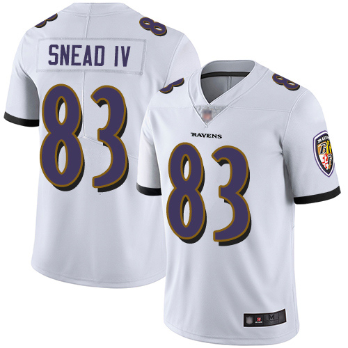Baltimore Ravens Limited White Men Willie Snead IV Road Jersey NFL Football #83 Vapor Untouchable